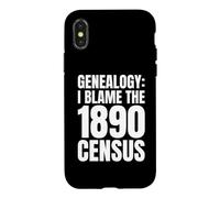 Humour généalogique I Blame The 1890 Census Family History Coque pour iPhone X/XS
