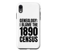 Humour généalogique I Blame The 1890 Census Family History Coque pour iPhone XR