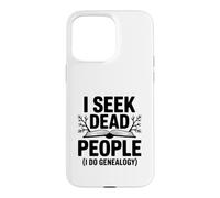 Humour généalogique I S ead People Coque pour iPhone 15 Pro Max
