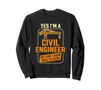 Humour génie Civil drôle d'ingénierie Sarcastique Sweatshirt