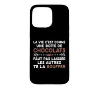 Humour Gourmand Drôle Chocolat Cacao Sucré Coque pour iPhone 15 Pro Max