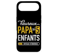 Humour Heureux Papa de 5 Enfants pour père fatigué Coque pour iPhone Air