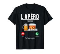 Humour homme alcool-apéro m'appelle-blague alcoolique beauf T-Shirt
