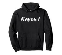 Humour Homme Cailloux Citation kayou Sweat à Capuche, Unisexe pour Adultes, Noir, XXL