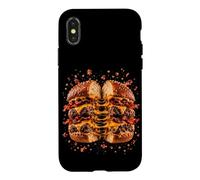 Humour Humoristique Exploding Double Bacon Cheeseburger Food Lover Coque pour iPhone X/XS