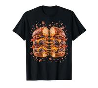 Humour Humoristique Exploding Double Bacon Cheeseburger Food Lover T-Shirt