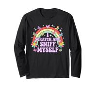 Humour Humoristique « I Scratch and Sniff Myself » Manche Longue