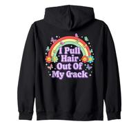Humour Humoristique pour Adulte I Pull Hair Out of My Crack Sweat à Capuche