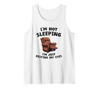 Humour Humoristique pour Homme Daddy I'm Not Sleeping I'm Resting My Eyes Débardeur