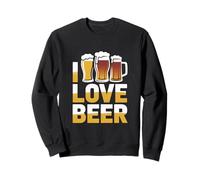 Humour I Love Beer Enthusiast Sweatshirt