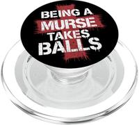 Humour Infirmier Homme Design PopSockets PopGrip pour MagSafe