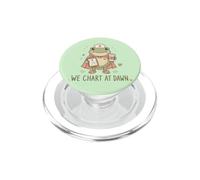 Humour infirmière Grenouille Humoristique We Chart At Dawn PopSockets PopGrip pour MagSafe