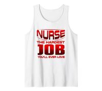 Humour infirmière infirmière Travail Le Plus Difficile Que Vous Allez Adorer infirmière Débardeur