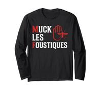Humour Insecte détestent Moustique Muck Les Moustiques Manche Longue