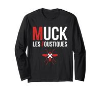 Humour Insecte détestent Moustique Muck Les Moustiques Manche Longue