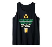 Humour Irlandais drôle Saint Patrick Irish Pride Half Irish DNA Débardeur