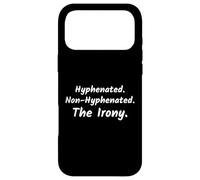 Humour ironique - Uniforme de Trait d'union Coque pour iPhone 17 Pro Max