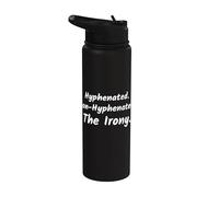 Humour ironique - Uniforme de trait d'union Stainless Steel Insulated Water Bottle