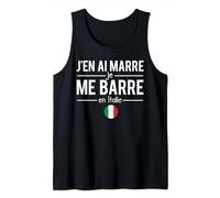 Humour Italien J'en Ai Marre Je Me Barre En Italie Débardeur