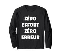 Humour Je ne Fais Rien Humoristique zéro Effort Manche Longue