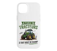 Humour Je Parle de Tracteurs Agriculteur Agricultrice Coque pour iPhone 14 Plus
