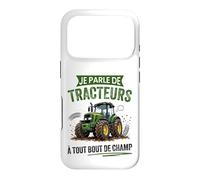 Humour Je Parle de Tracteurs Agriculteur Agricultrice Coque pour iPhone 17 Pro
