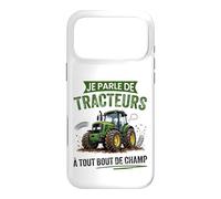 Humour Je Parle de Tracteurs Agriculteur Agricultrice Coque pour iPhone 17 Pro Max