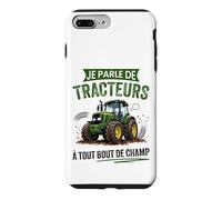Humour Je Parle de Tracteurs Agriculteur Agricultrice Coque pour iPhone 7 Plus/8 Plus