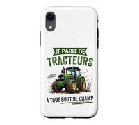 Humour Je Parle de Tracteurs Agriculteur Agricultrice Coque pour iPhone XR