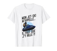 Humour Jet-Ski Ski Nautique Sport Maritime Navigation T-Shirt