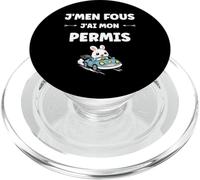 Humour Jeune permis de Conduire Je m'en Fous J'Ai Mon Permis PopSockets PopGrip pour MagSafe