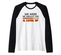 Humour Jeux Vidéo G amer Retro Pixel Art Anniversaire Manche Raglan