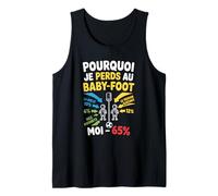 Humour Joueur Baby-Foot - Pourquoi Je Perds Débardeur