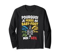 Humour Joueur Baby-Foot - Pourquoi Je Perds Manche Longue