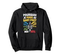 Humour Joueur Baby-Foot - Pourquoi Je Perds Sweat à Capuche