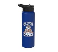 Humour Just Another Day At The Office Stainless Steel Insulated Water Bottle