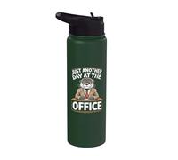 Humour Just Another Day At The Office Stainless Steel Insulated Water Bottle