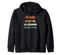 Humour légende de 41 Ans Rigolo Blague Anniversaire 41 Ans Sweat à Capuche