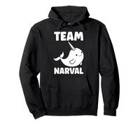 Humour Licorne des Mers Mignon drol Team Narval Sweat à Capuche
