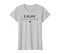 Humour Lilou édition limitée Femme prénom Lilou T-Shirt, Femme, Argent, S