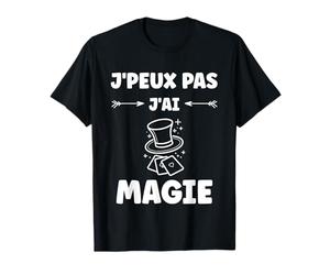 Humour Magicien minimaliste magique j'peux pas j'ai Magie T-Shirt