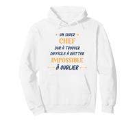 Humour Manager Chef d'équipe Super Chef Sweat à Capuche