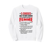 Humour Mariage Couple Mari Amoureux Copain Epoux St Valentin Sweatshirt