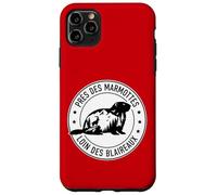 Humour Marmotte Montagne et Randonnée Alpes et Pyrénées Coque pour iPhone 11 Pro Max