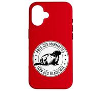 Humour Marmotte Montagne et Randonnée Alpes et Pyrénées Coque pour iPhone 16