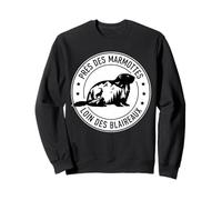Humour Marmotte Montagne et Randonnée Alpes et Pyrénées Sweatshirt