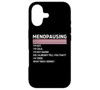 Humour ménopause drôle ménopause Je suis Chaud Coque pour iPhone 17