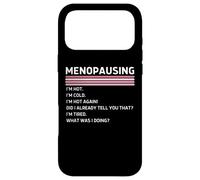 Humour ménopause drôle ménopause Je suis Chaud Coque pour iPhone 17 Pro Max