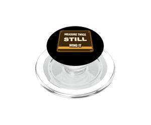 Humour mesurer Improviser PopSockets PopGrip pour MagSafe
