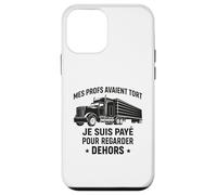 Humour Métier Camion Chauffeur Routier Travail Phrase Drôle Coque pour iPhone 12 Mini
